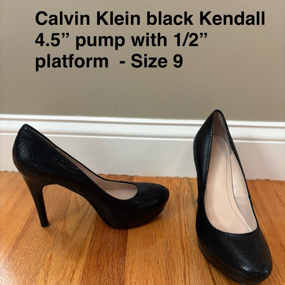 Calvin Klein Black Heels